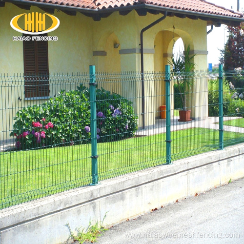 Security garden curved welded wire fence panels